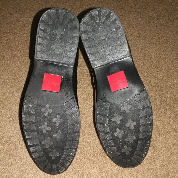 Nine West: DEVIN Black Shiny Rain Booties - Women's Size 9M - Picture 10 of 12